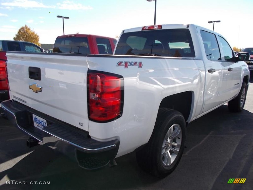 2014 Silverado 1500 LT Crew Cab 4x4 - Summit White / Jet Black photo #2