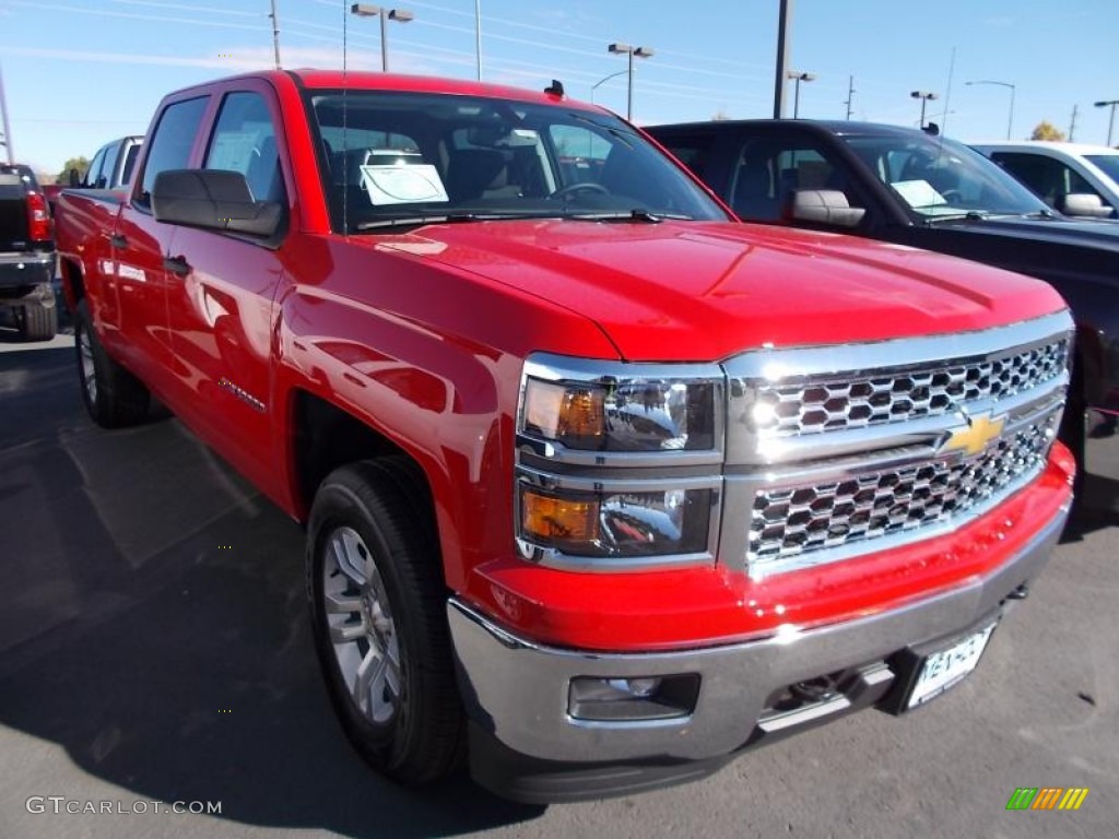 2014 Silverado 1500 LT Crew Cab 4x4 - Victory Red / Jet Black photo #1