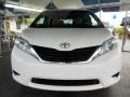 2011 Super White Toyota Sienna LE  photo #2