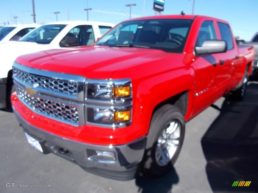 2014 Silverado 1500 LT Crew Cab 4x4 - Victory Red / Jet Black photo #4