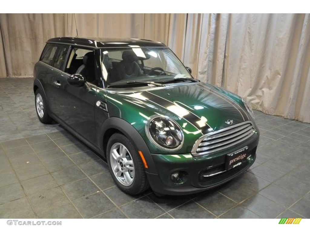 2014 Cooper Clubman - British Racing Green II Metallic / Carbon Black photo #4