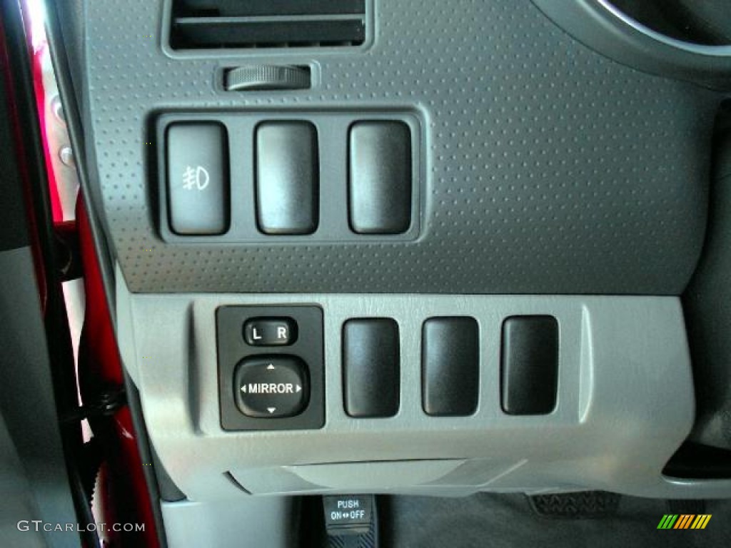 2007 Tacoma V6 SR5 PreRunner Double Cab - Impulse Red Pearl / Graphite Gray photo #23