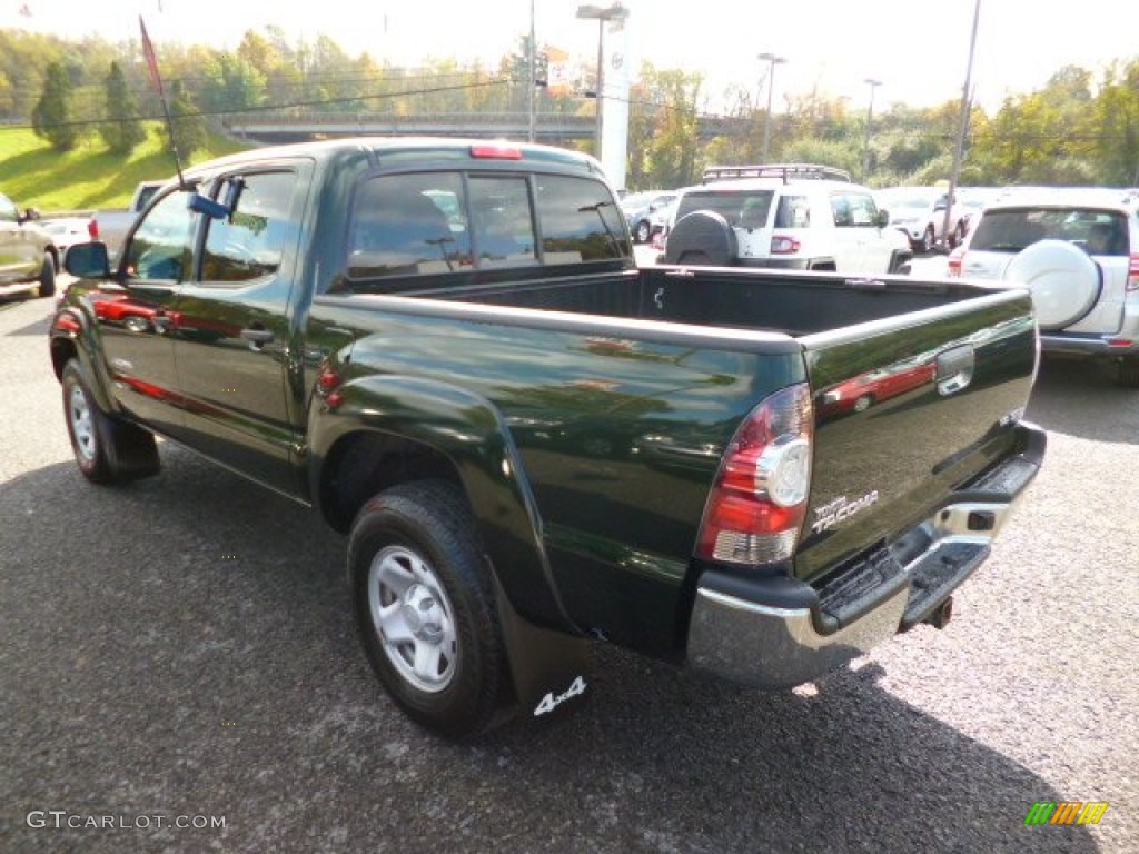 2013 Tacoma V6 SR5 Double Cab 4x4 - Spruce Green Mica / Graphite photo #4
