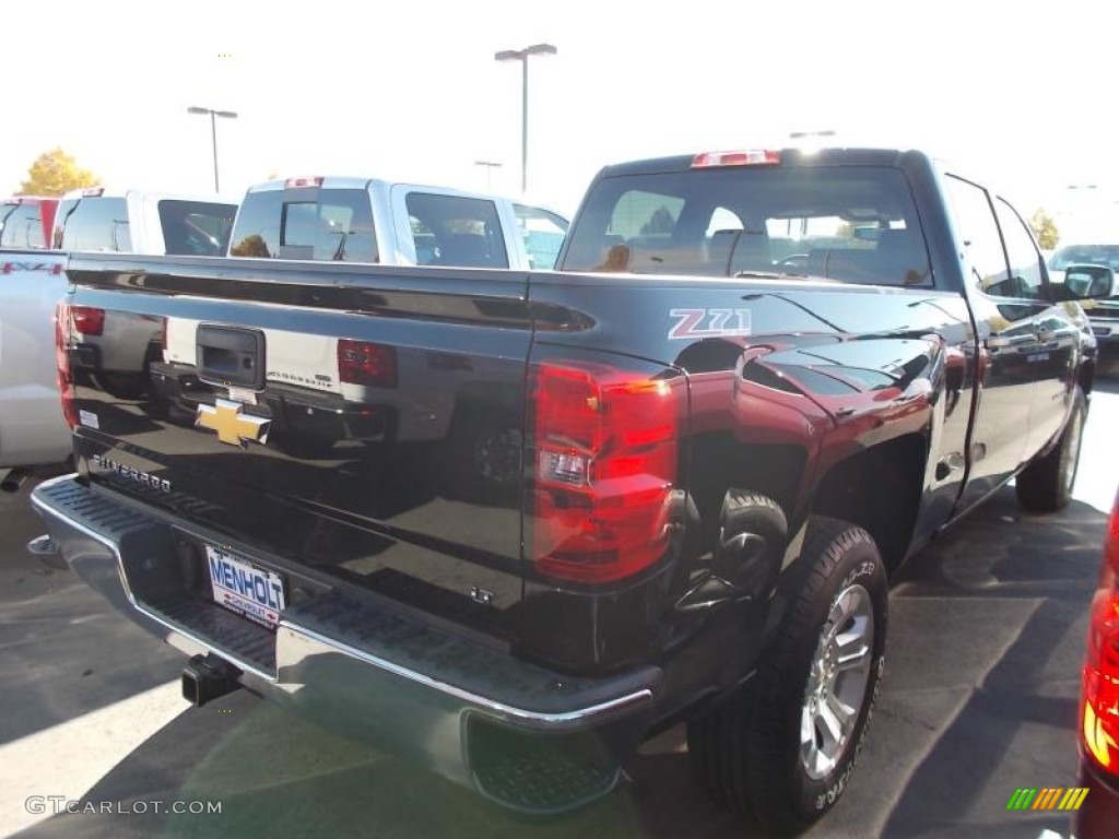 2014 Silverado 1500 LT Crew Cab 4x4 - Black / Jet Black/Dark Ash photo #2