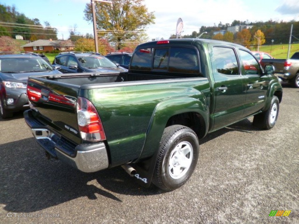 2013 Tacoma V6 SR5 Double Cab 4x4 - Spruce Green Mica / Graphite photo #5