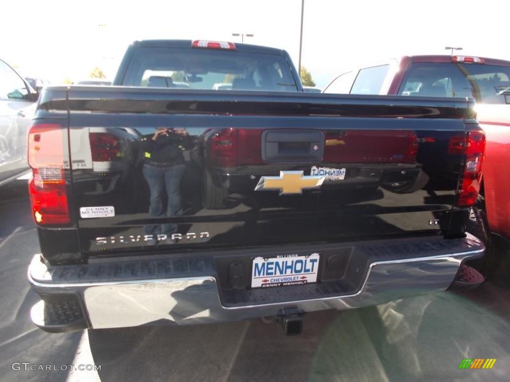 2014 Silverado 1500 LT Crew Cab 4x4 - Black / Jet Black/Dark Ash photo #3