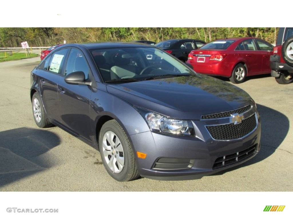 Atlantis Blue Metallic 2014 Chevrolet Cruze LS Exterior Photo #87131175
