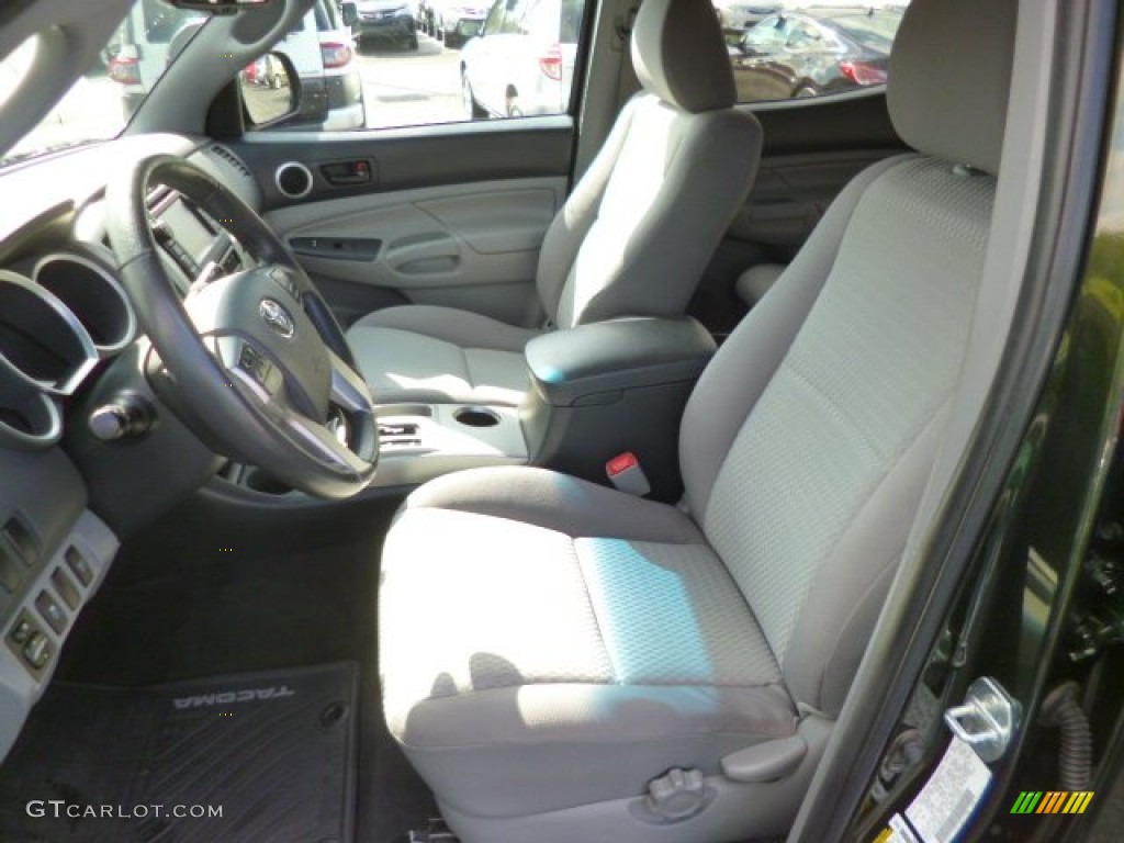 2013 Tacoma V6 SR5 Double Cab 4x4 - Spruce Green Mica / Graphite photo #12