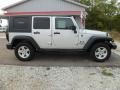 Bright Silver Metallic - Wrangler Unlimited X 4x4 Photo No. 2