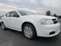 2014 Bright White Dodge Avenger SE  photo #4