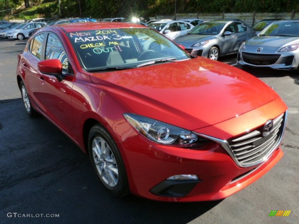 Soul Red Metallic 2014 Mazda MAZDA3 i Touring 5 Door Exterior Photo #87132354