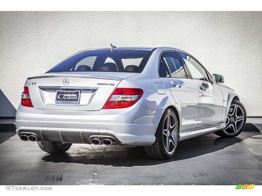 2010 C 63 AMG - Iridium Silver Metallic / Black photo #14