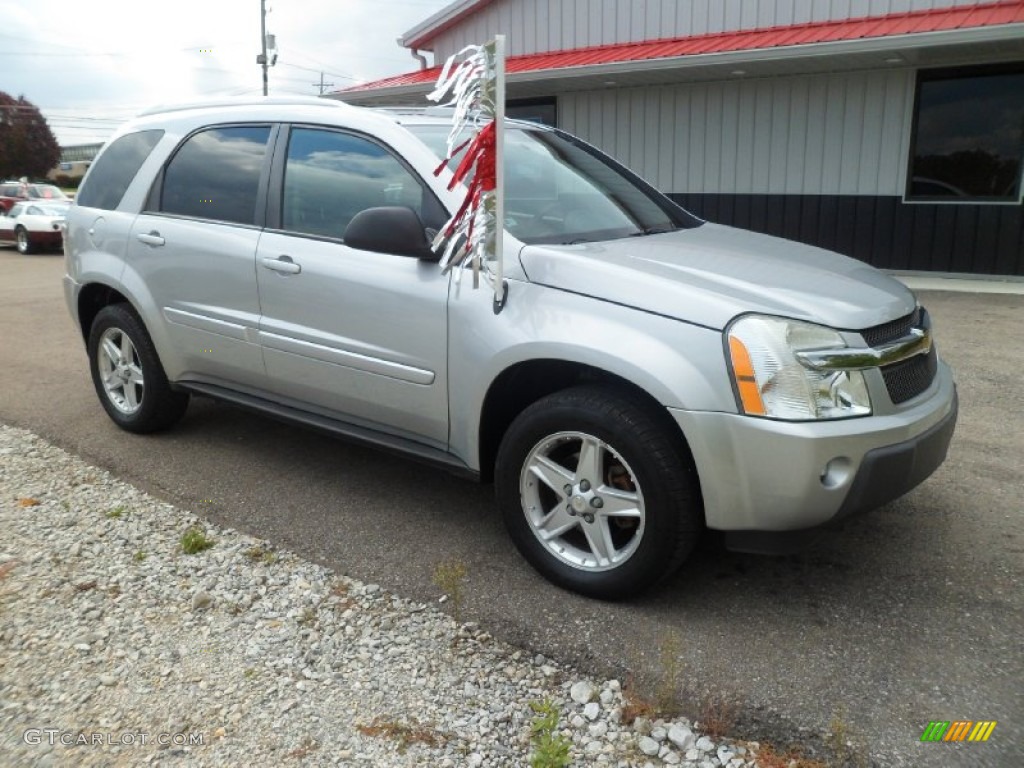 2005 Equinox LT AWD - Galaxy Silver Metallic / Light Gray photo #7