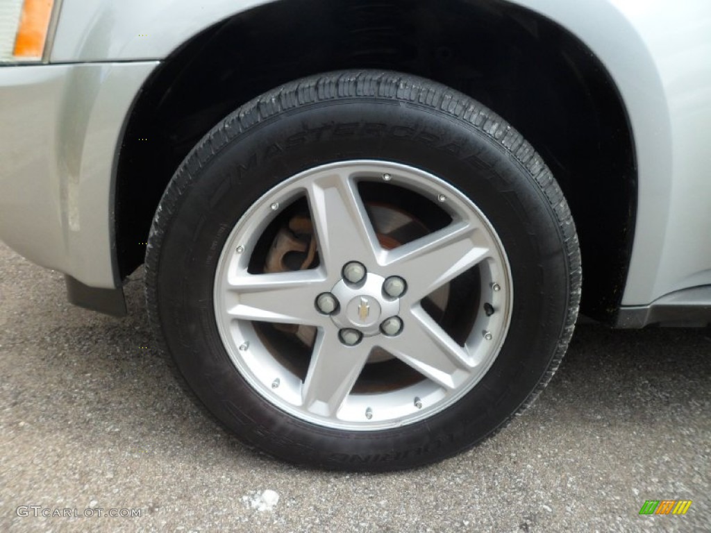 2005 Equinox LT AWD - Galaxy Silver Metallic / Light Gray photo #9