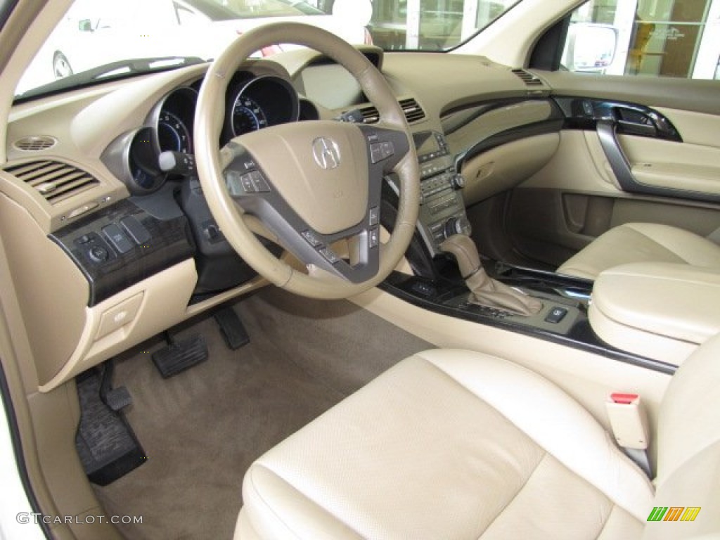 2007 MDX Sport - Aspen White Pearl / Parchment photo #12