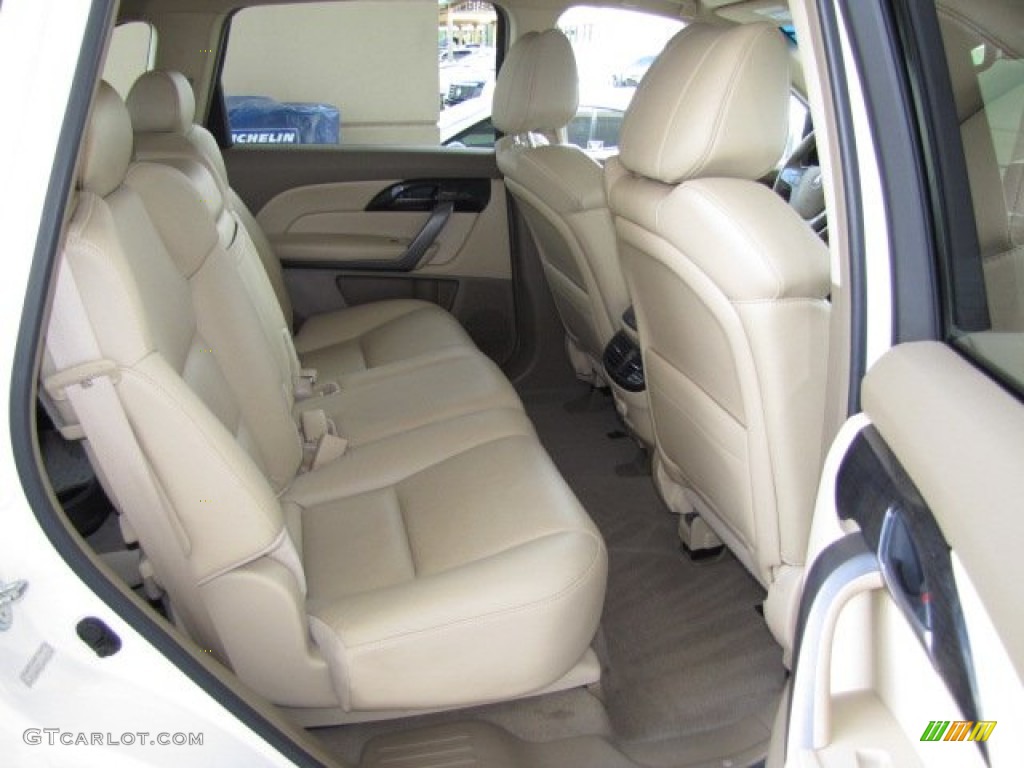 2007 MDX Sport - Aspen White Pearl / Parchment photo #34