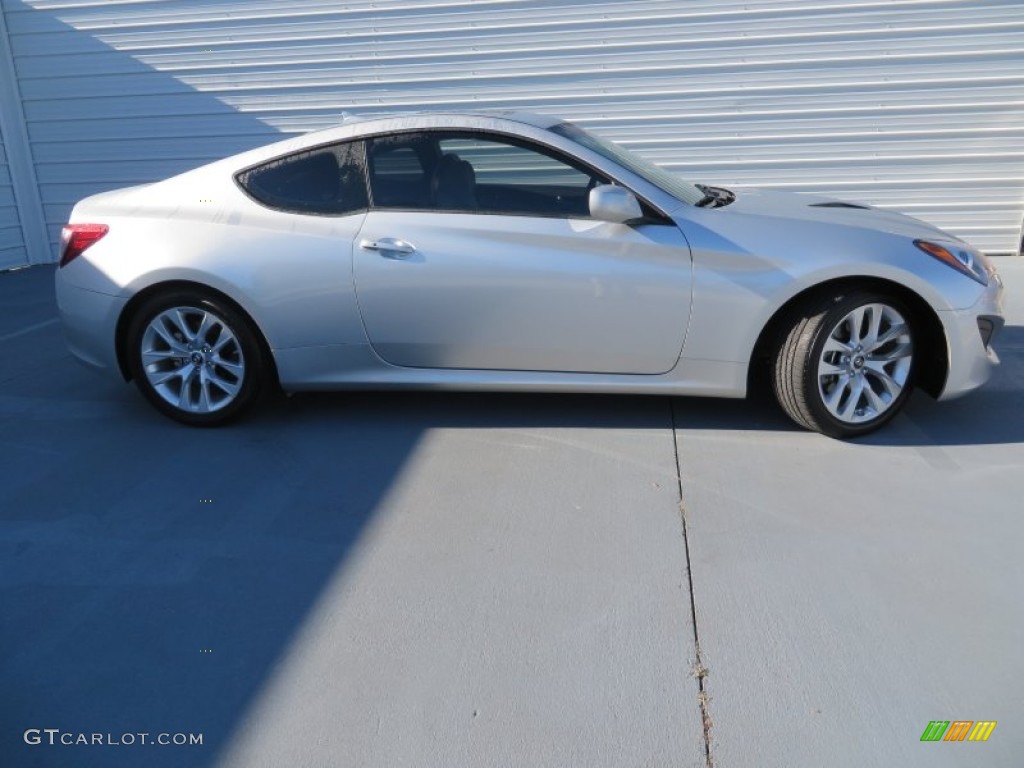 2013 Genesis Coupe 2.0T Premium - Circuit Silver / Gray Leather/Gray Cloth photo #3