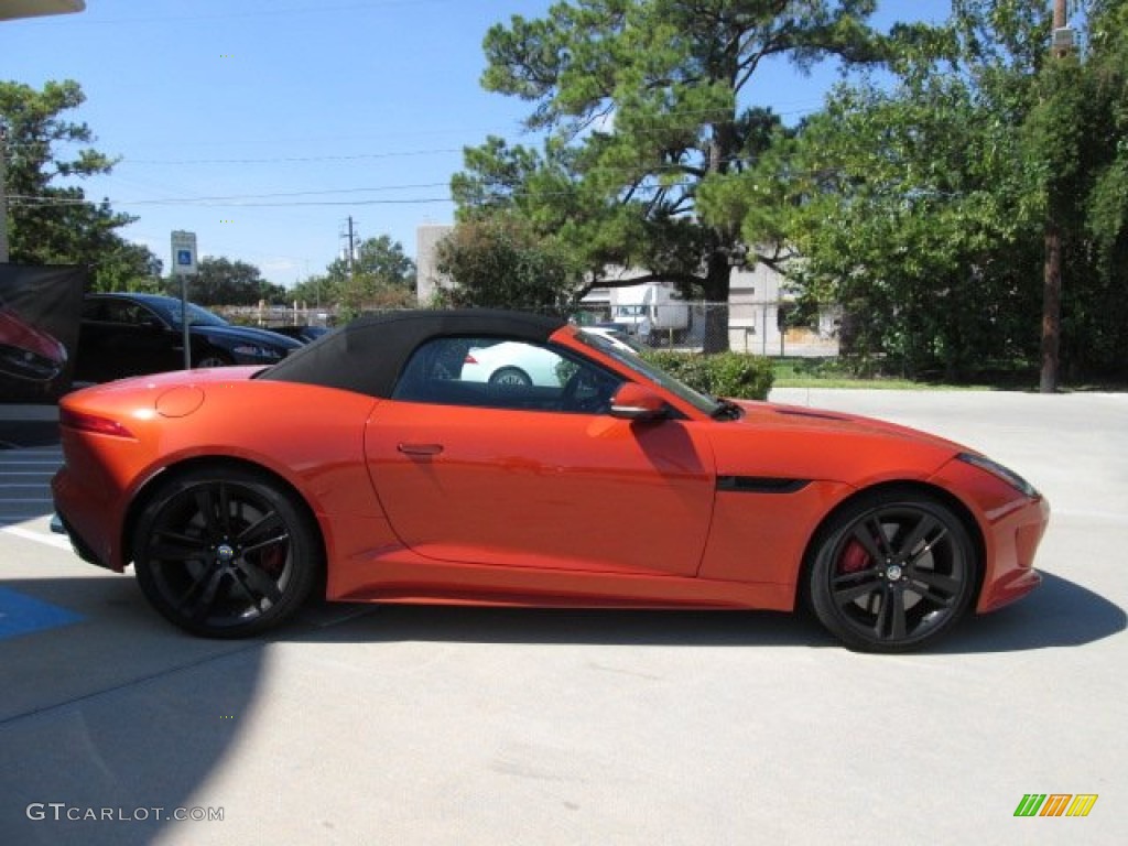 Firesand Metallic 2014 Jaguar F-TYPE V8 S Exterior Photo #87135186