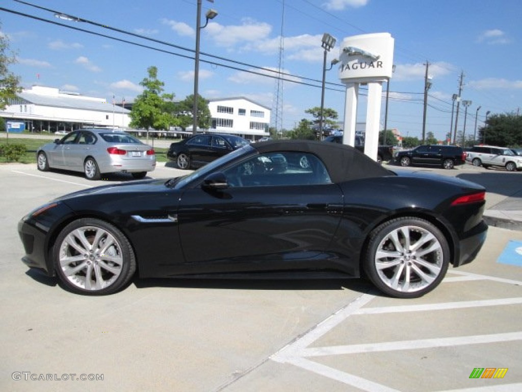 Ultimate Black Metallic 2014 Jaguar F-TYPE Standard F-TYPE Model Exterior Photo #87135924