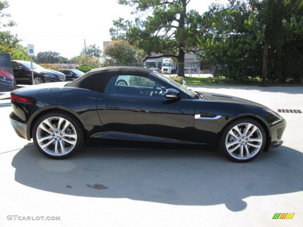 Ultimate Black Metallic 2014 Jaguar F-TYPE Standard F-TYPE Model Exterior Photo #87136011