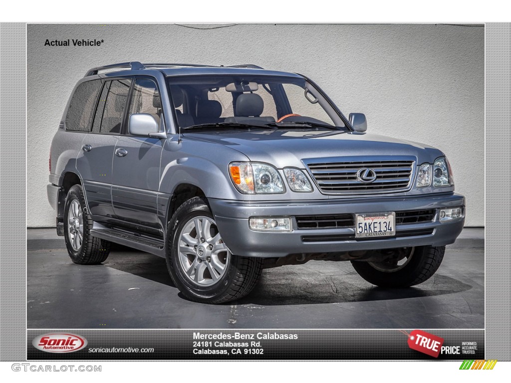 2003 LX 470 4x4 - Galactic Gray Mica / Charcoal photo #1