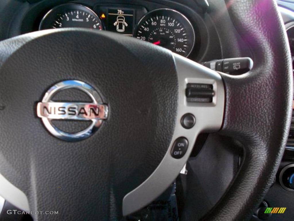 2011 Rogue S AWD - Silver Ice Metallic / Black photo #21