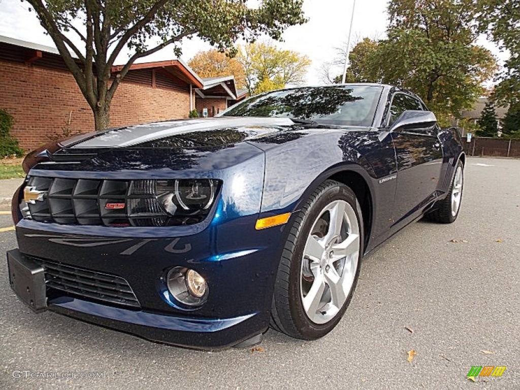 2011 Camaro SS/RS Coupe - Imperial Blue Metallic / Black photo #1