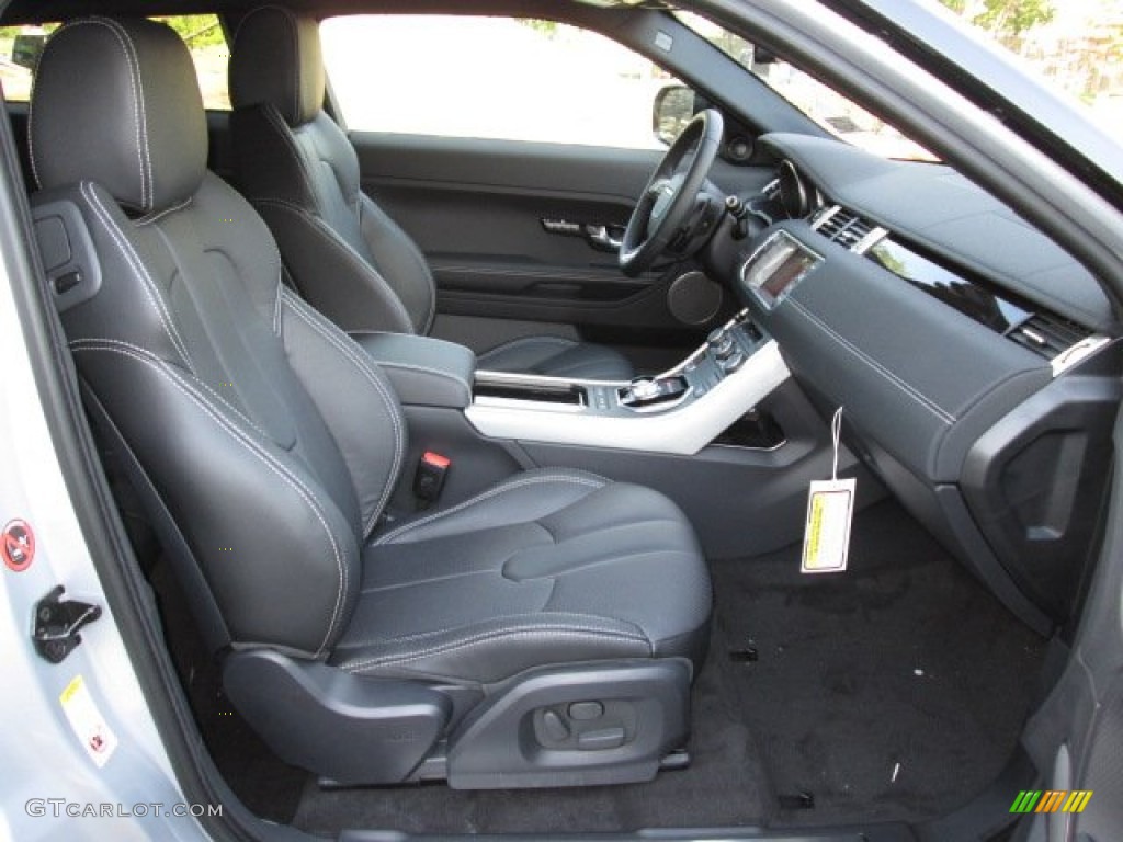 Ebony Interior 2013 Land Rover Range Rover Evoque Pure Coupe Photo #87137738