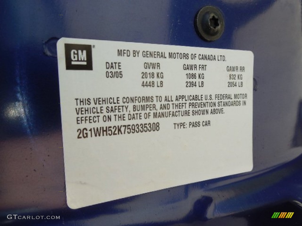 2005 Impala LS - Laser Blue Metallic / Medium Gray photo #22