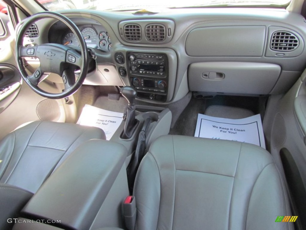 2003 TrailBlazer EXT LT 4x4 - Dark Green Metallic / Medium Pewter photo #17