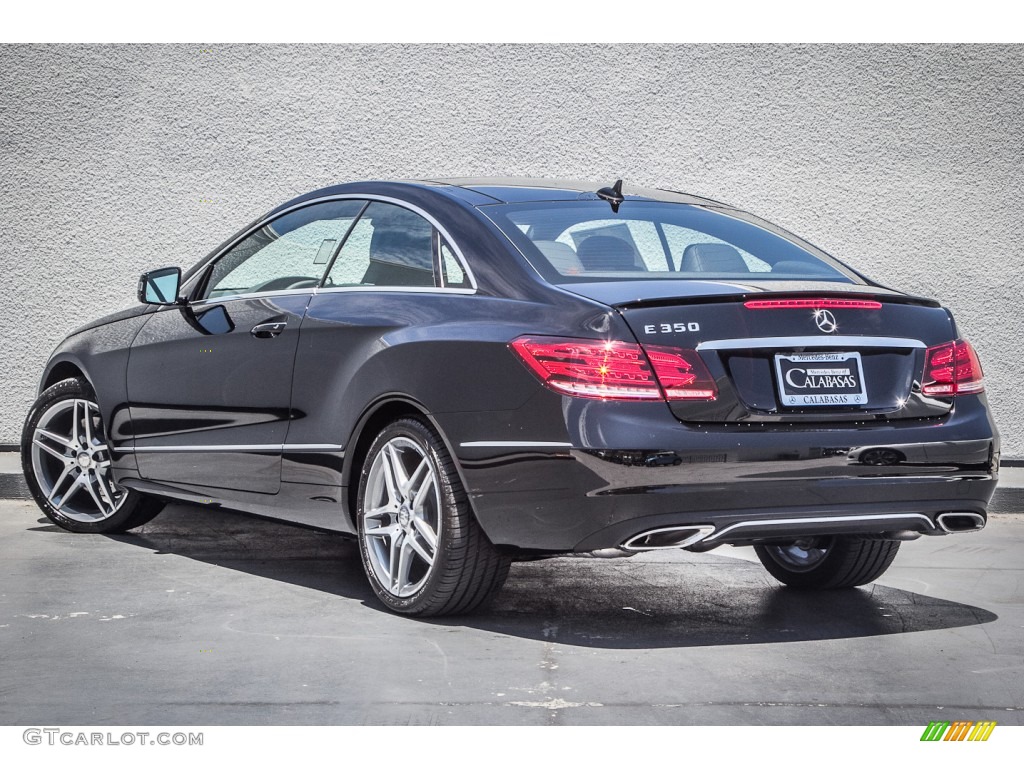 2014 E 350 Coupe - Black / Black photo #2