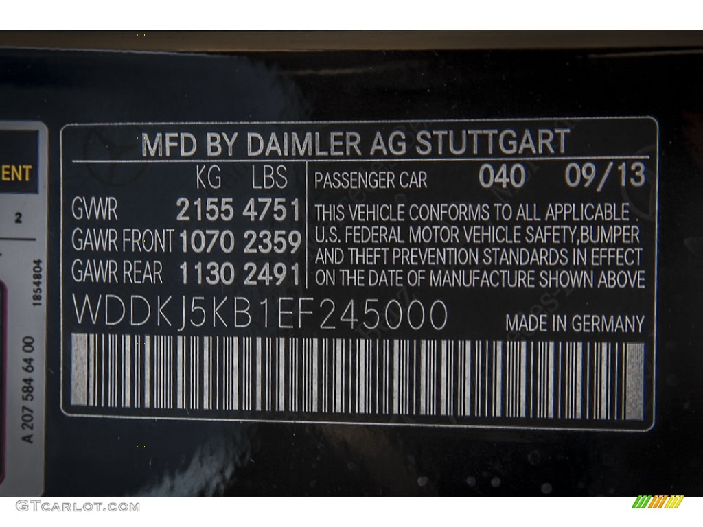 2014 E 350 Coupe - Black / Black photo #7