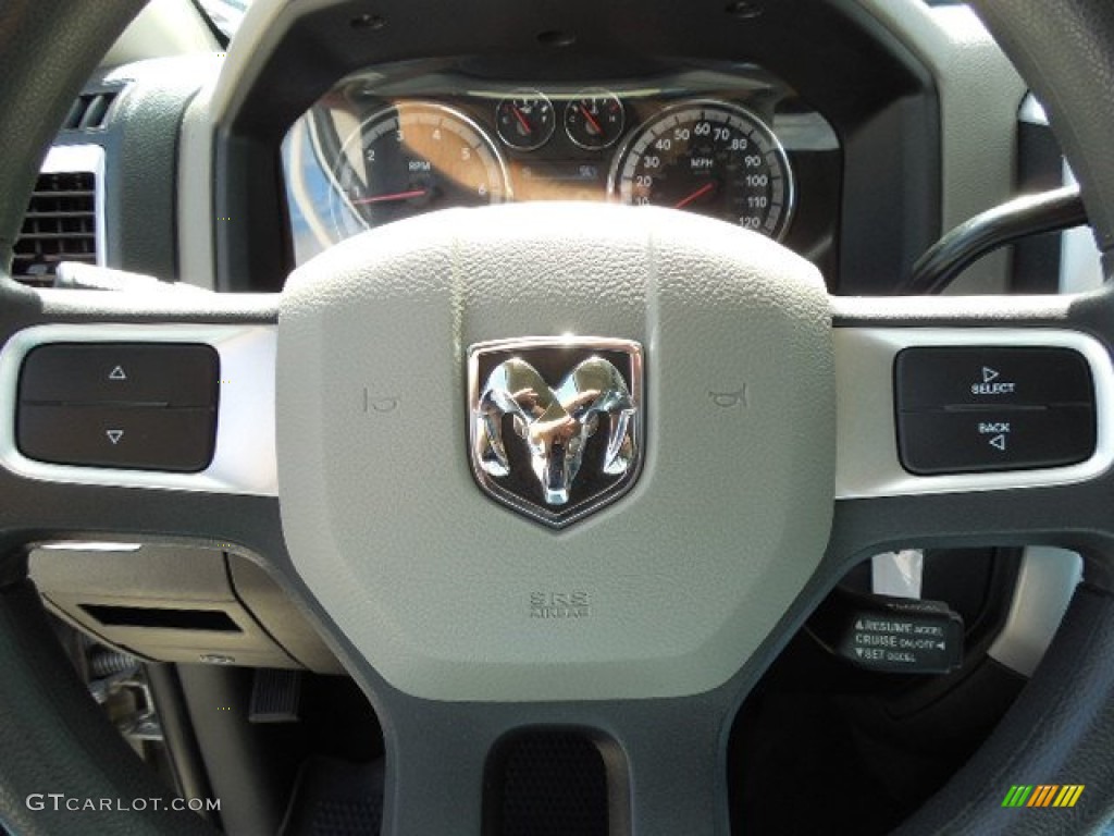 2010 Ram 1500 SLT Crew Cab - Bright Silver Metallic / Dark Slate/Medium Graystone photo #21