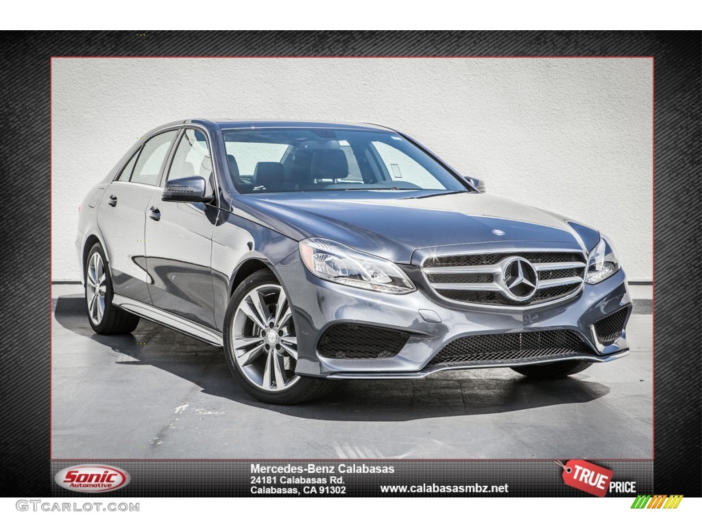 2014 E 350 Sport Sedan - Steel Gray Metallic / Black photo #1