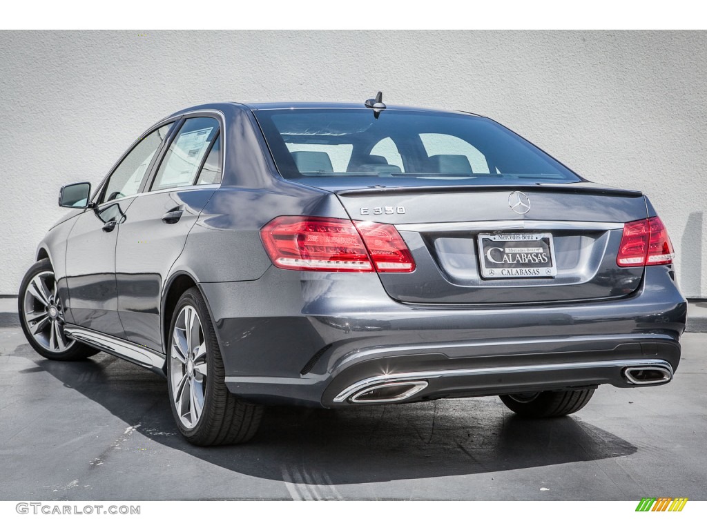 2014 E 350 Sport Sedan - Steel Gray Metallic / Black photo #2