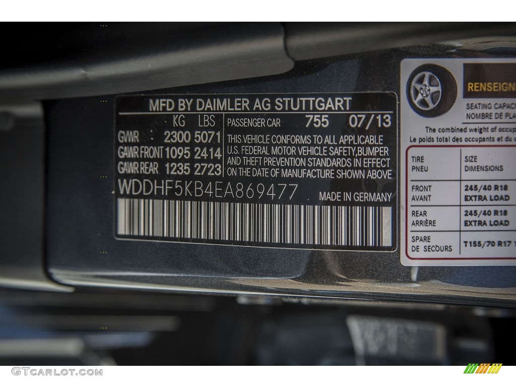 2014 E 350 Sport Sedan - Steel Gray Metallic / Black photo #7