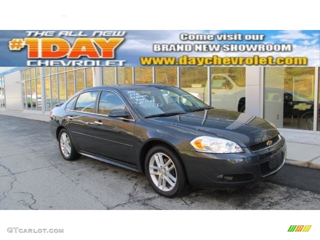 2012 Impala LTZ - Ashen Gray Metallic / Ebony photo #1