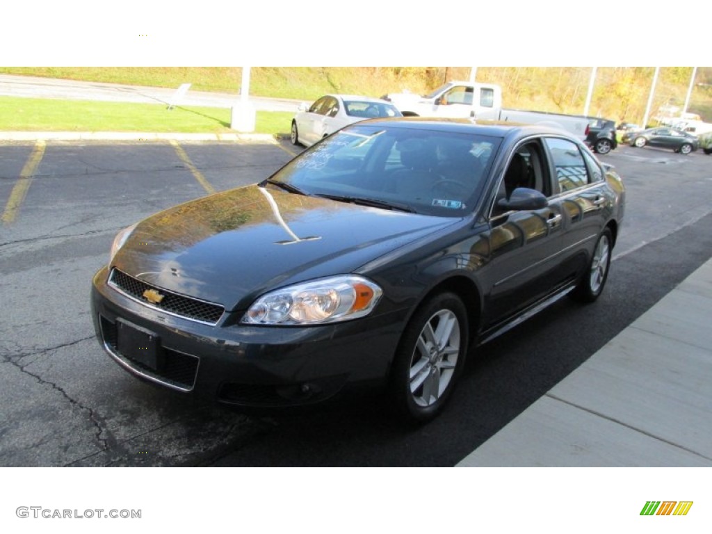 2012 Impala LTZ - Ashen Gray Metallic / Ebony photo #7