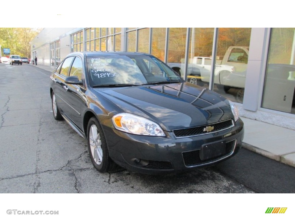 2012 Impala LTZ - Ashen Gray Metallic / Ebony photo #9
