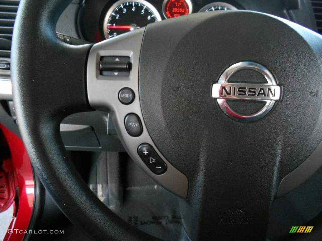 2011 Sentra 2.0 S - Red Brick / Charcoal photo #21