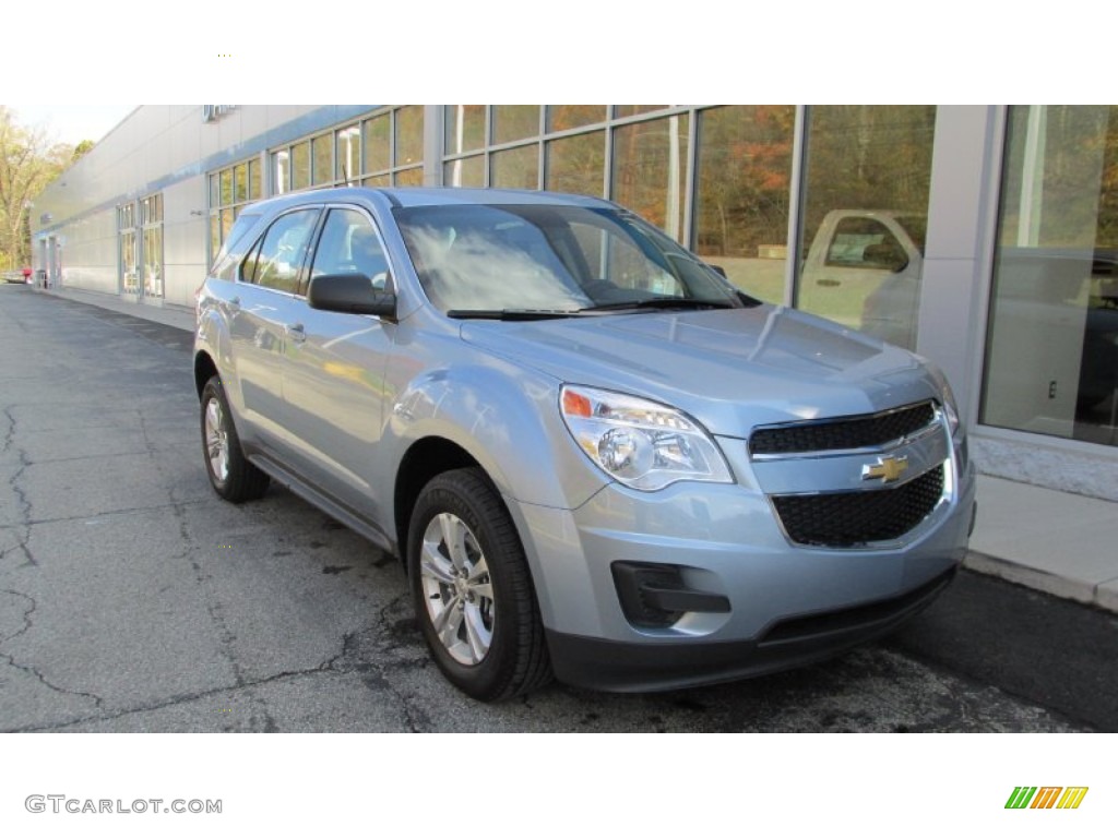 2014 Equinox LS AWD - Silver Topaz Metallic / Jet Black photo #10