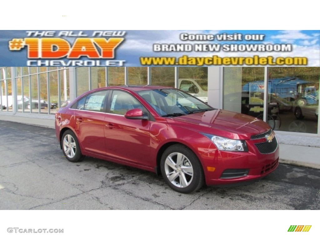 2014 Cruze Diesel - Crystal Red Tintcoat / Cocoa/Light Neutral photo #1