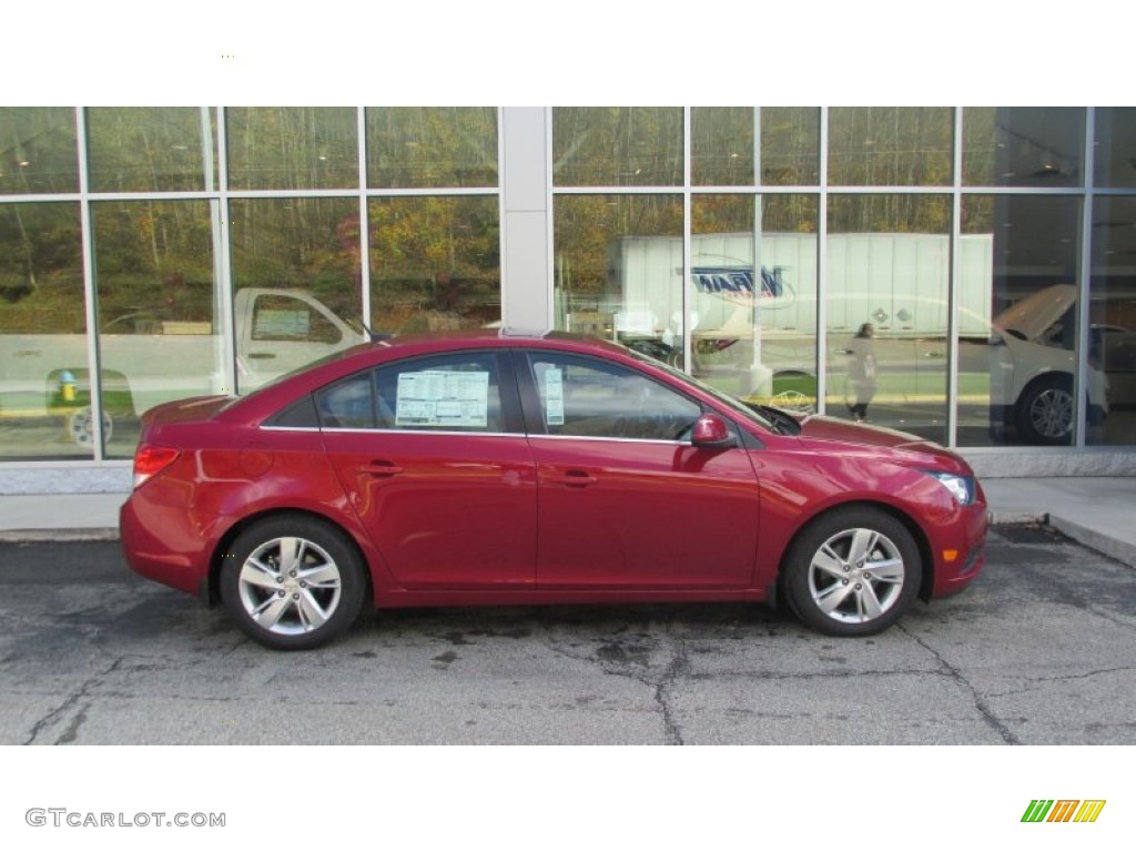 2014 Cruze Diesel - Crystal Red Tintcoat / Cocoa/Light Neutral photo #2