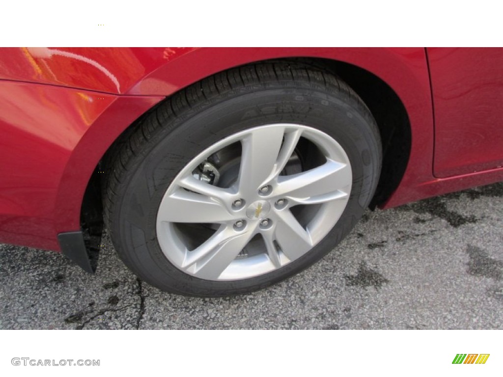 2014 Cruze Diesel - Crystal Red Tintcoat / Cocoa/Light Neutral photo #3