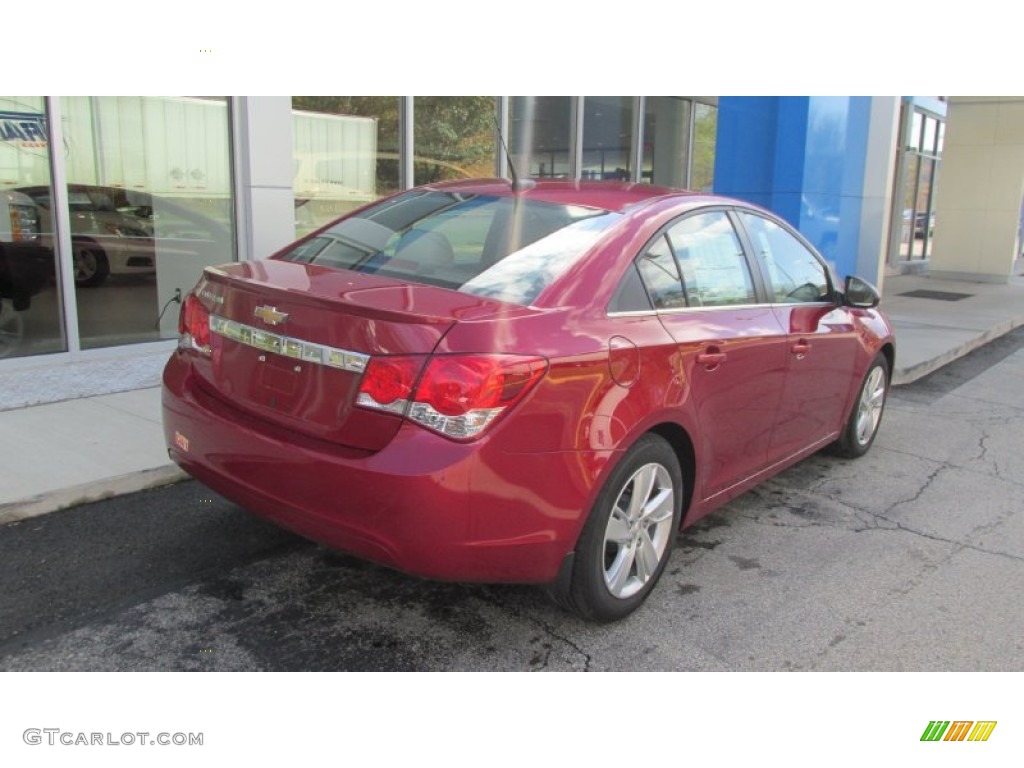 2014 Cruze Diesel - Crystal Red Tintcoat / Cocoa/Light Neutral photo #4
