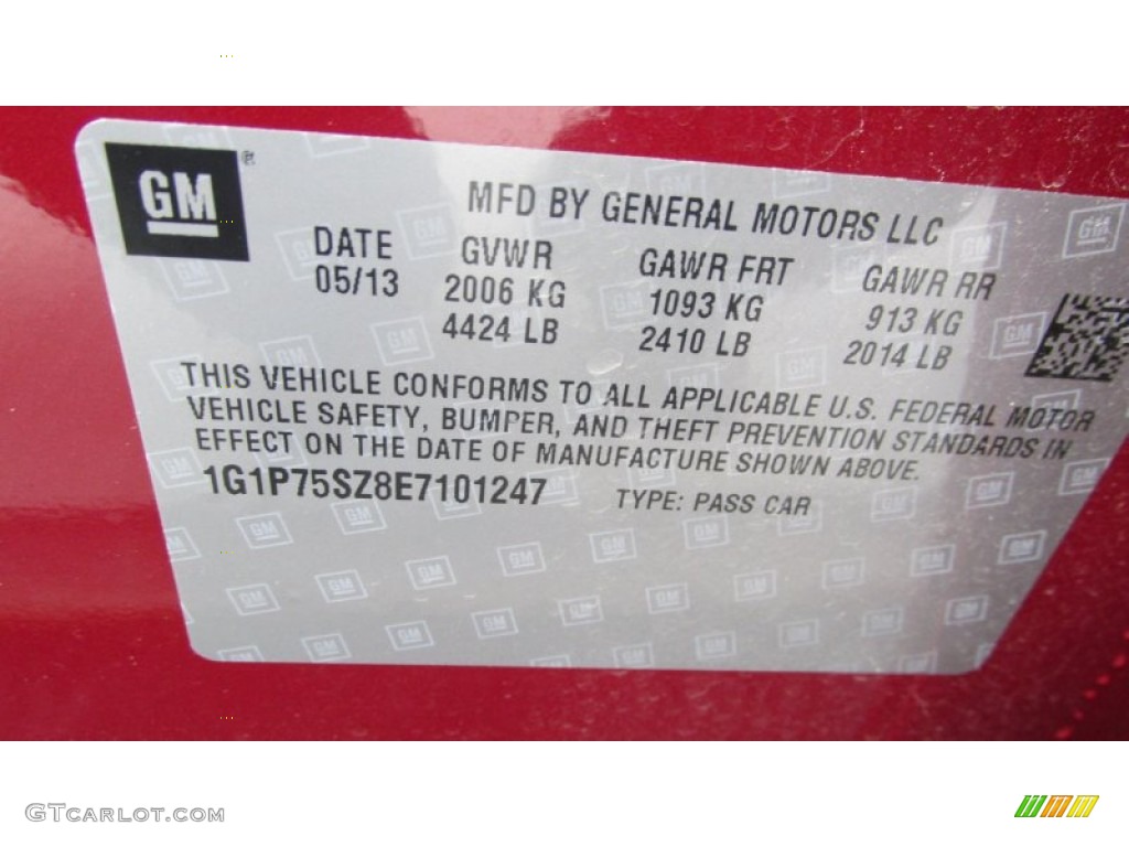 2014 Cruze Diesel - Crystal Red Tintcoat / Cocoa/Light Neutral photo #19