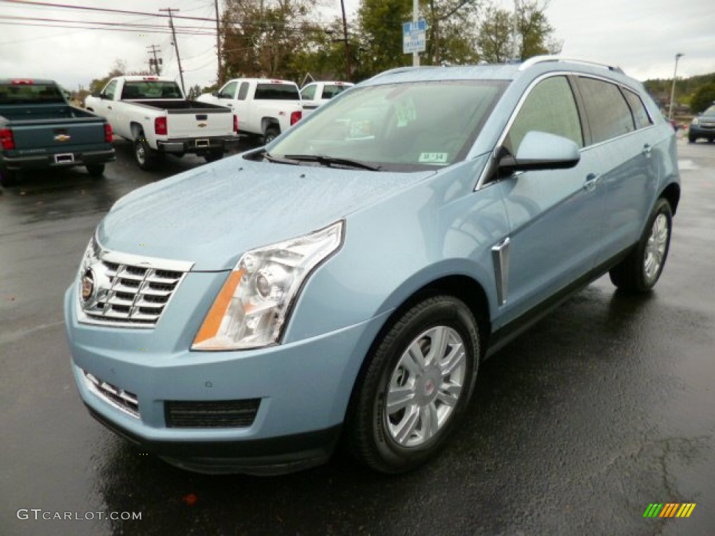Glacier Blue Metallic 2014 Cadillac SRX Luxury AWD Exterior Photo #87147774