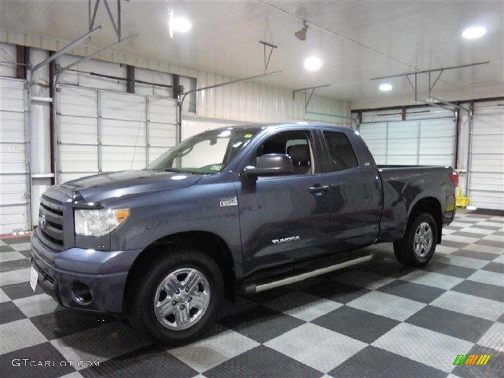 2010 Tundra SR5 Double Cab - Slate Gray Metallic / Graphite Gray photo #4