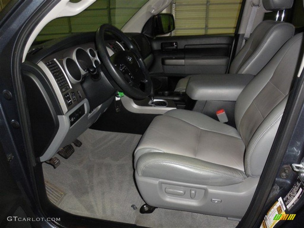 2010 Tundra SR5 Double Cab - Slate Gray Metallic / Graphite Gray photo #10