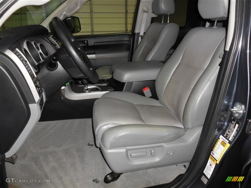 2010 Tundra SR5 Double Cab - Slate Gray Metallic / Graphite Gray photo #11